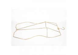 Вішалка контурна для купальників, білизни (позолочена)